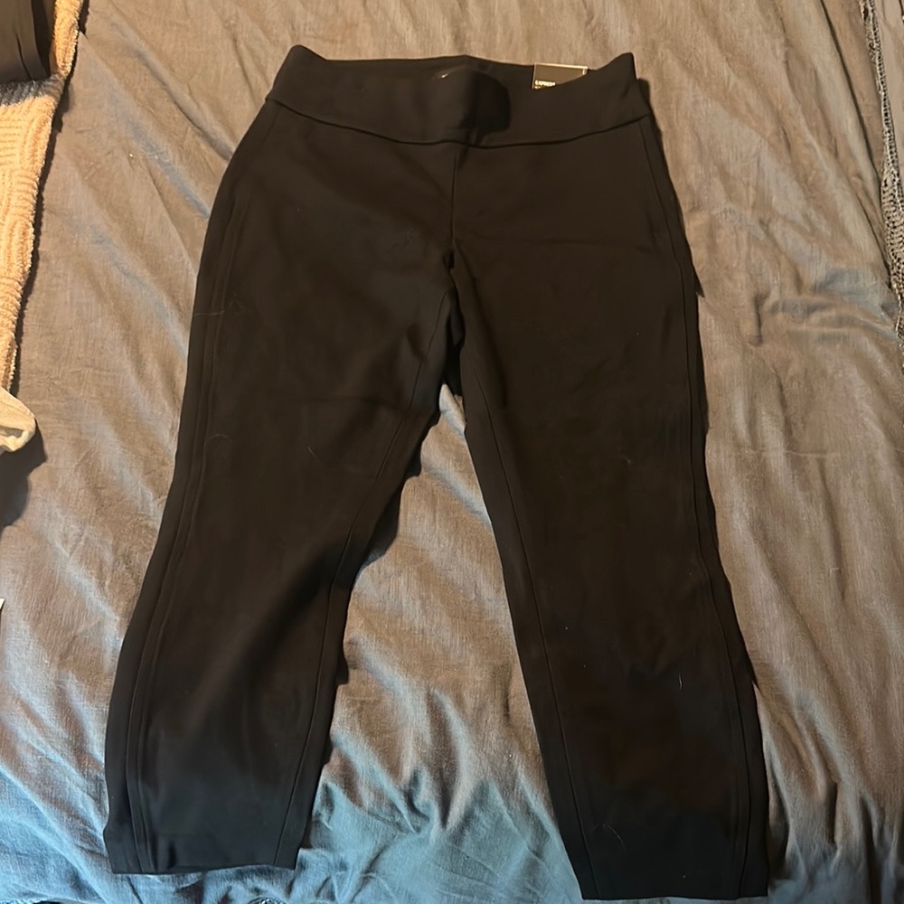 Express Luxe Comfort Knit Pants - Black